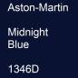 Preview: Aston-Martin, Midnight Blue, 1346D.